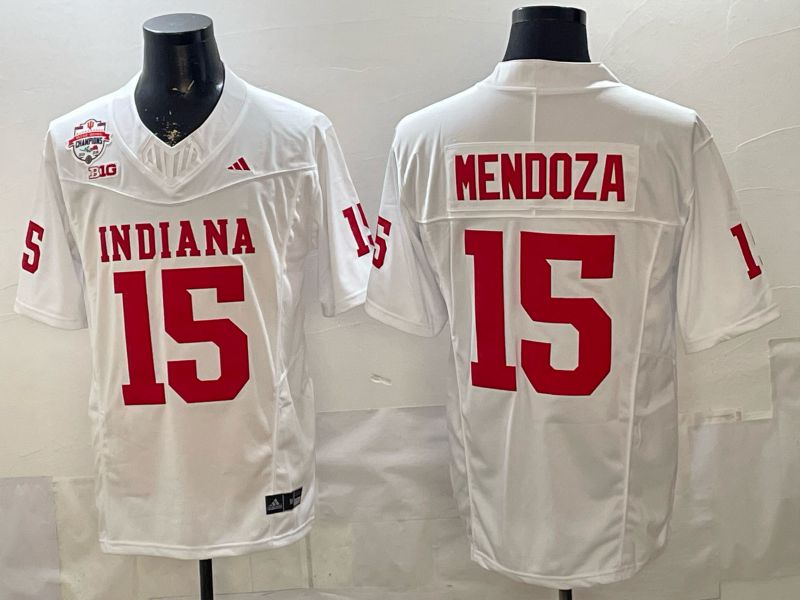 Men 2026 Ohio State Buckeyes #15 Mendoza White Limited NCAA Jersey 075->ncaa teams->NCAA Jersey